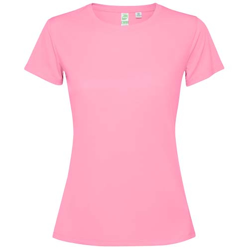 T-shirt à personnaliser pour femme en polyester recyclé Estoril Rose soie
